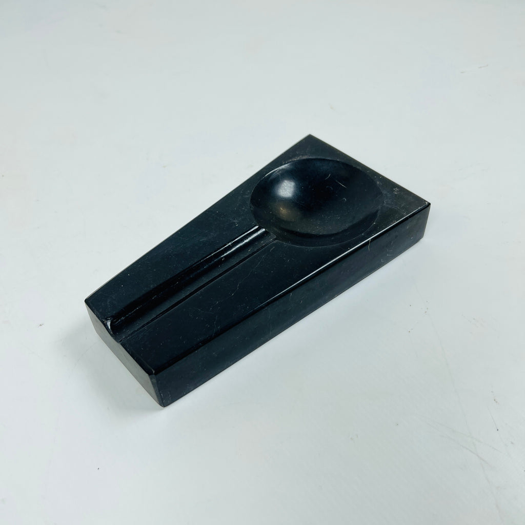 Marble Black Ash Tray