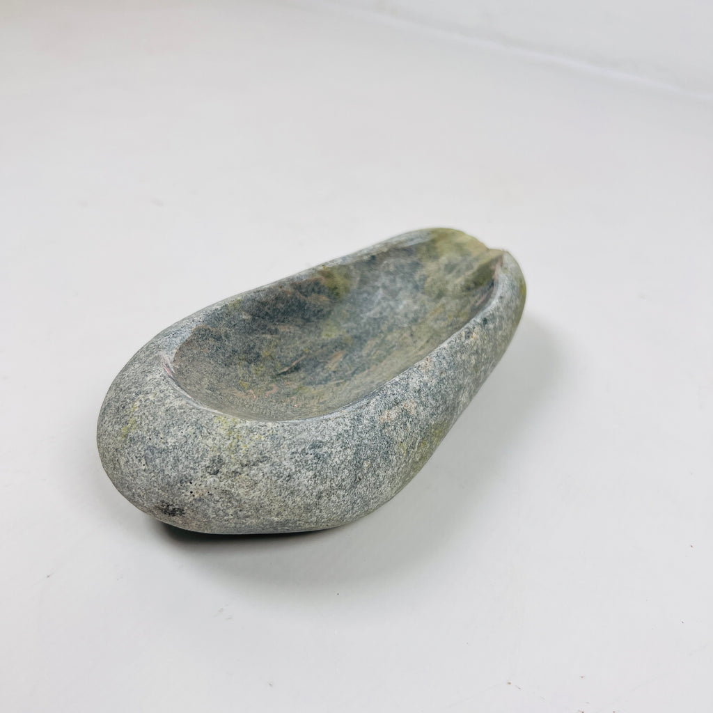 River Stone Lime Marked Ash Tray