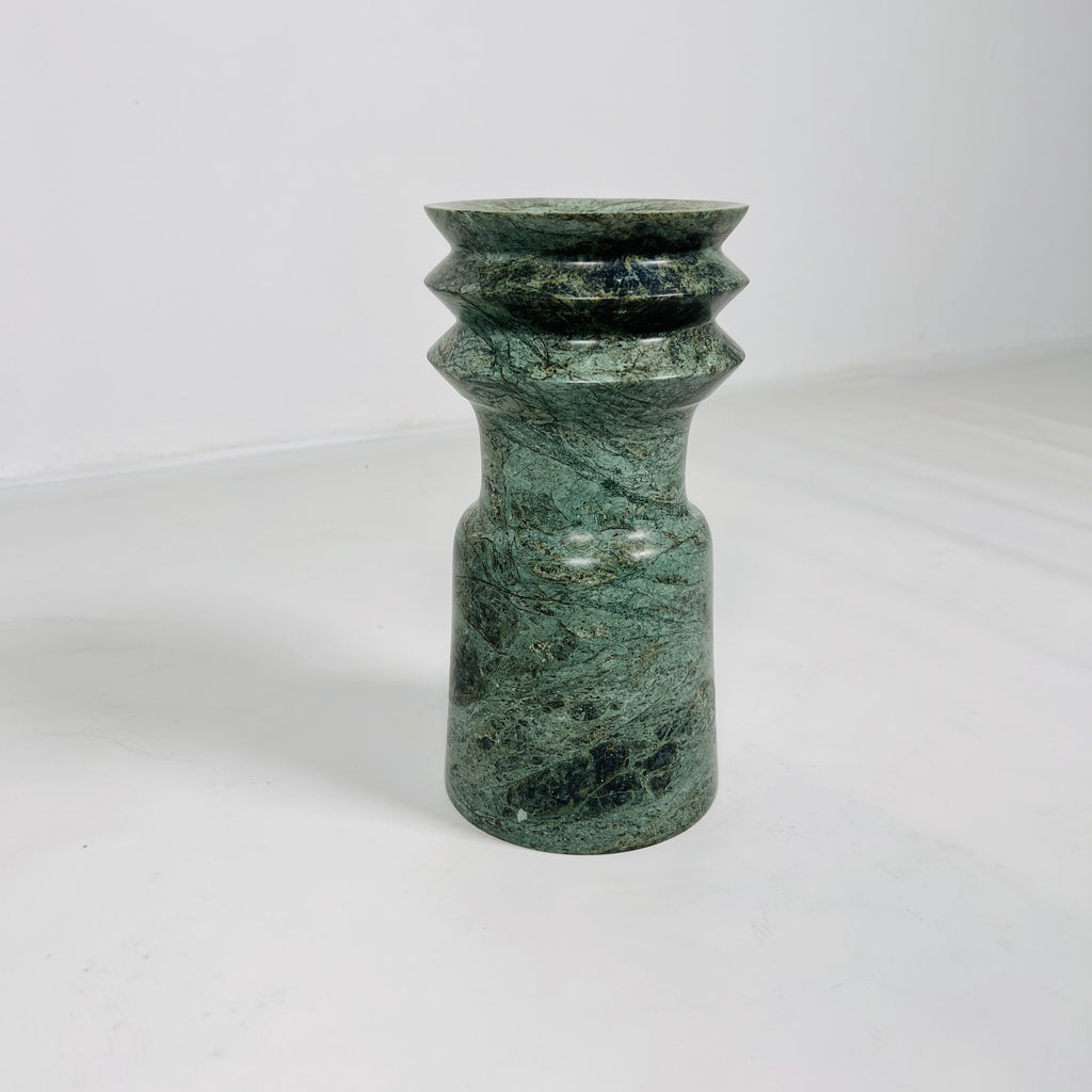 Swirl Head Green Vase