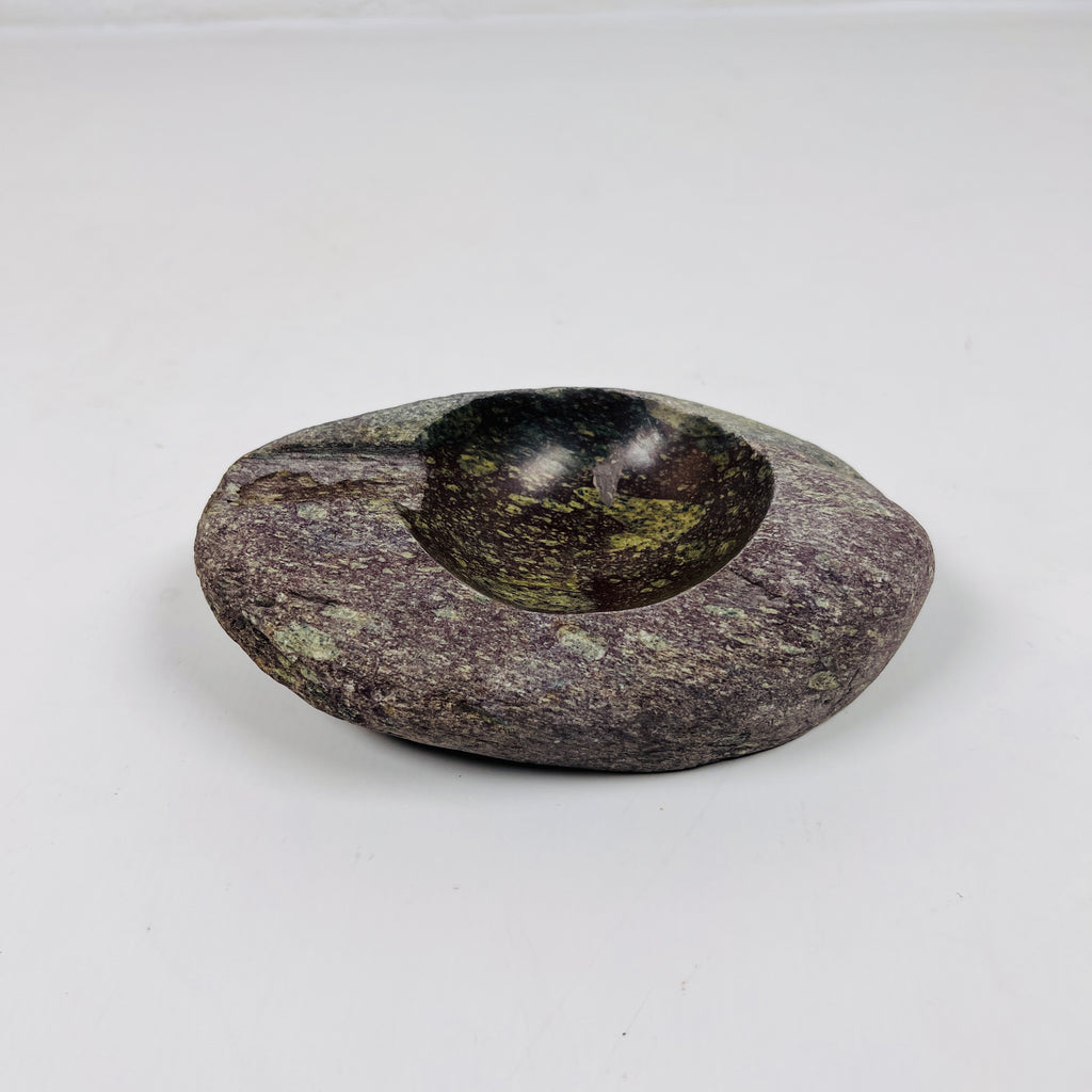 River Stone Lime Spotted Ash Tray