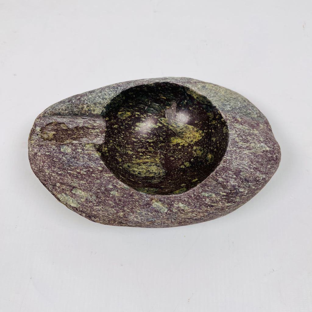 River Stone Lime Spotted Ash Tray