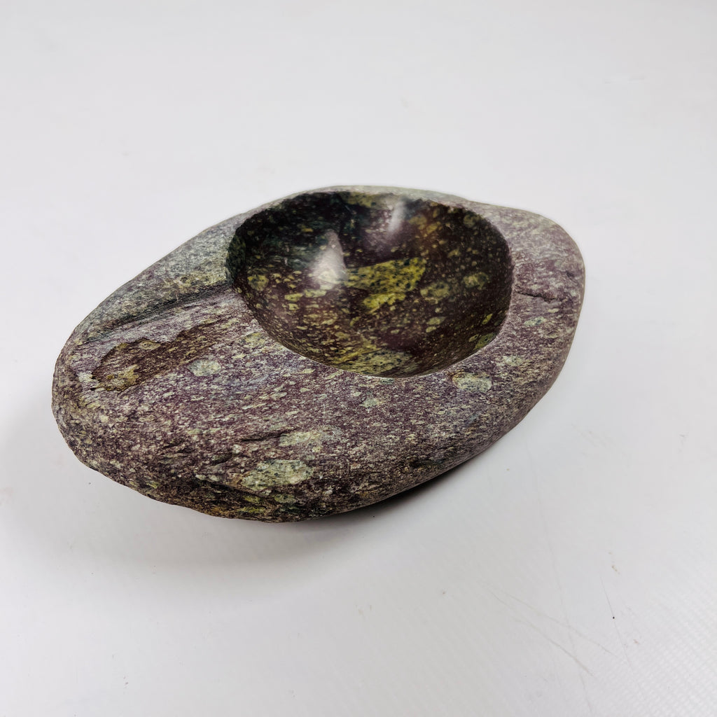 River Stone Lime Spotted Ash Tray