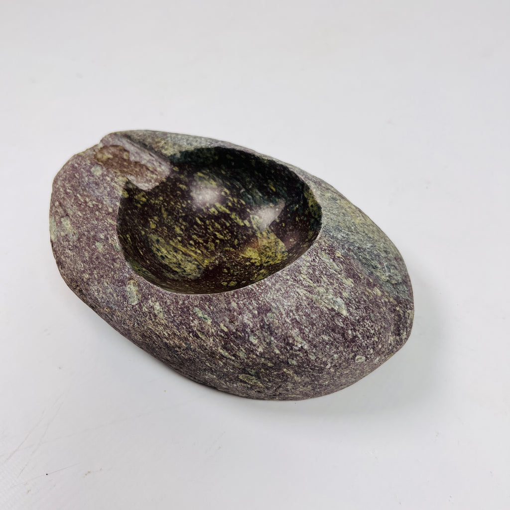 River Stone Lime Spotted Ash Tray