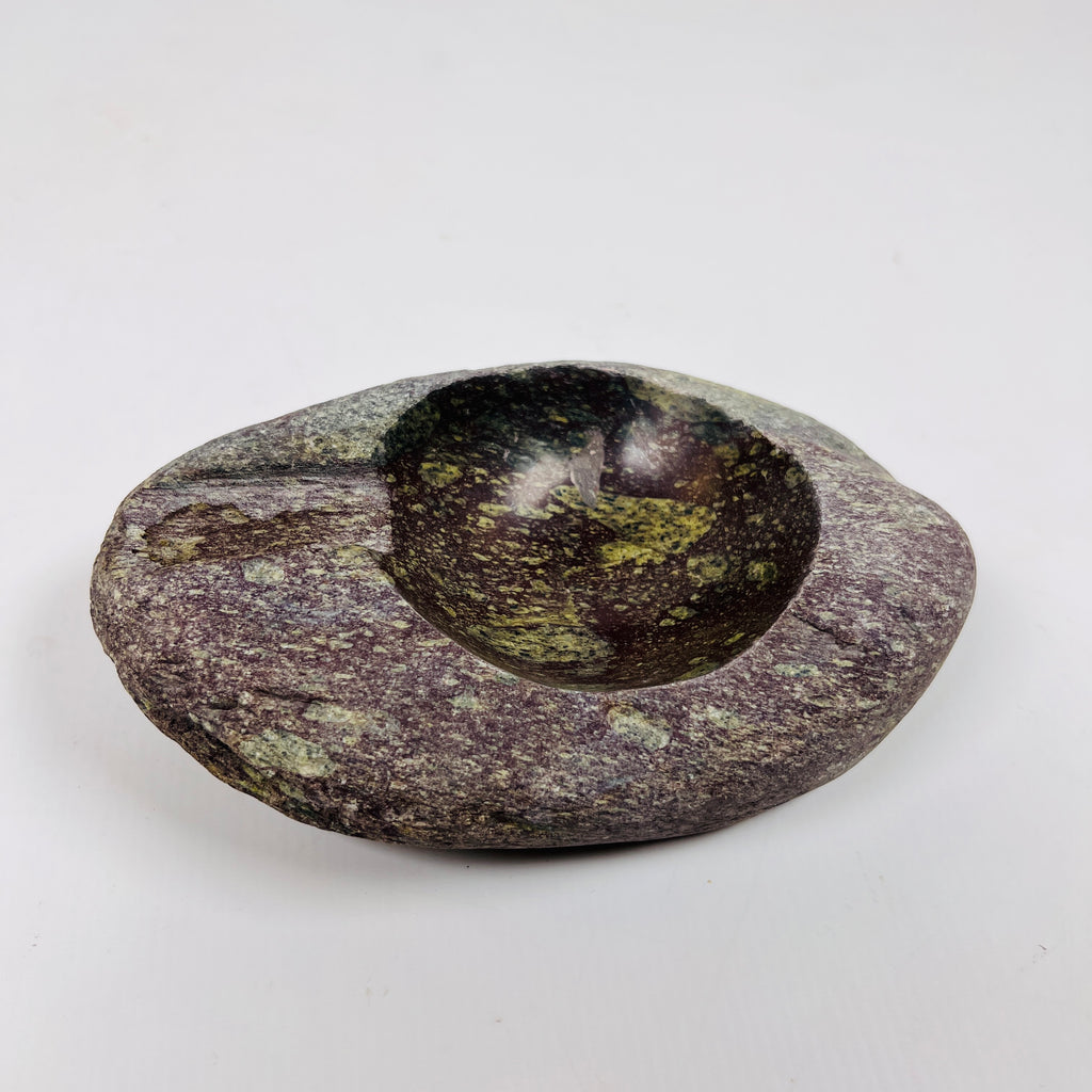 River Stone Lime Spotted Ash Tray