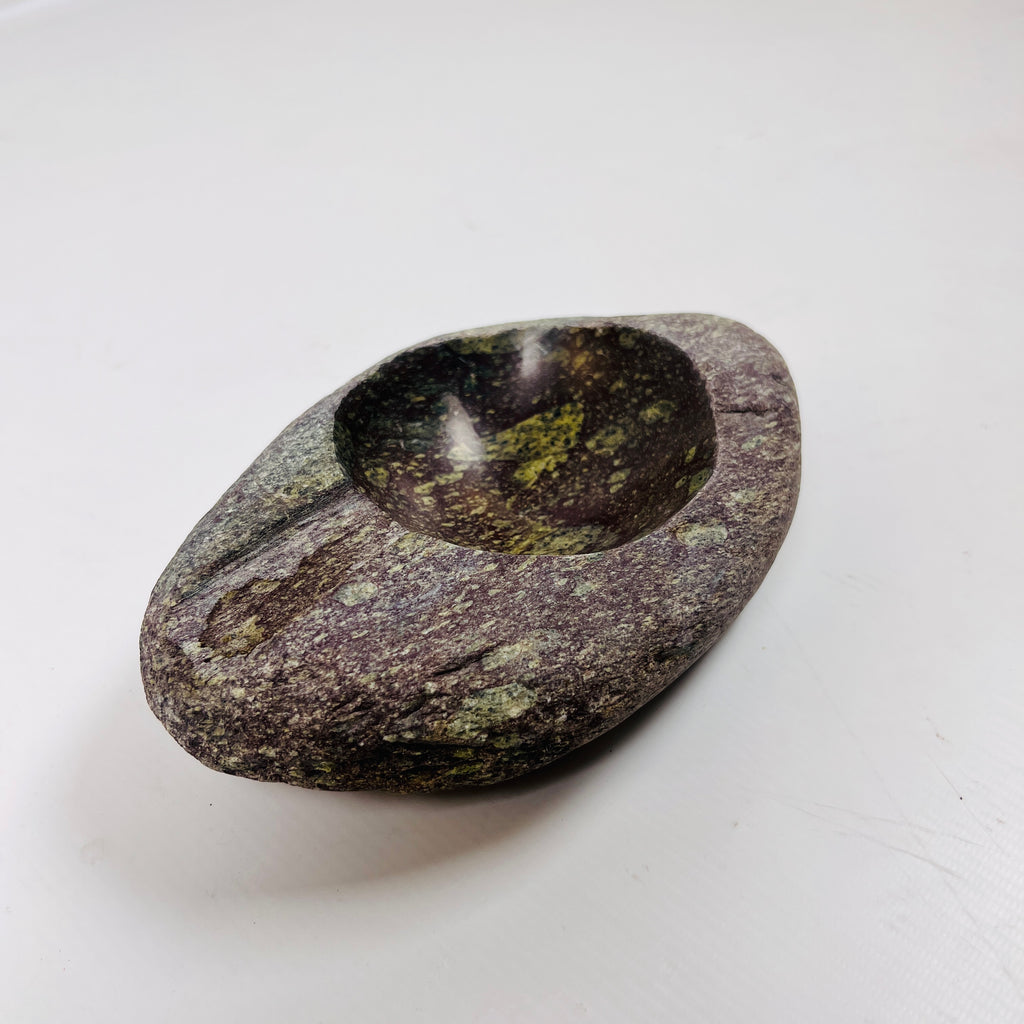 River Stone Lime Spotted Ash Tray