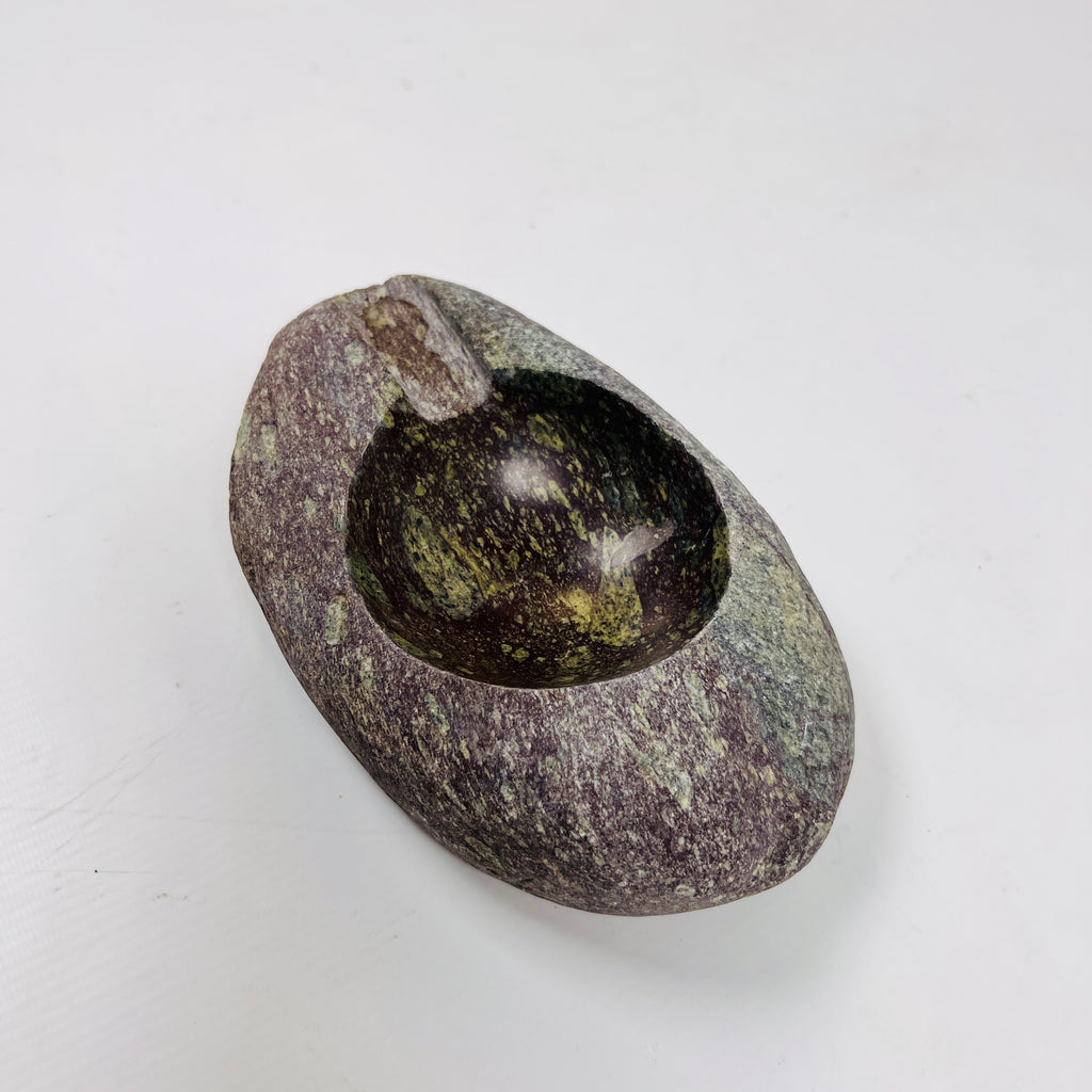 River Stone Lime Spotted Ash Tray