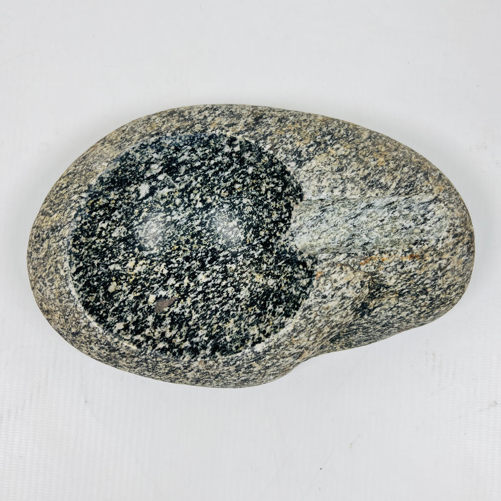 River Stone Salt And Pepper Spotted Ash Tray