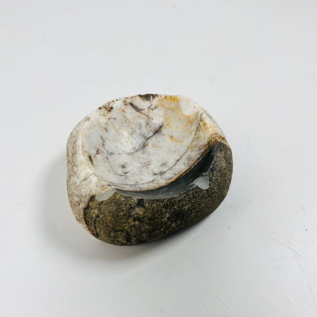 River Stone Mud Dipped Ash Tray