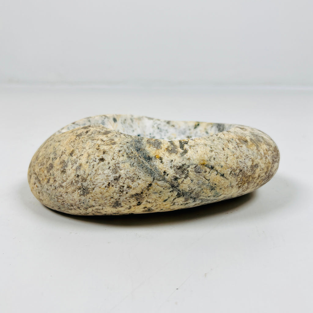 River Stone Mustard Specked Ash Tray