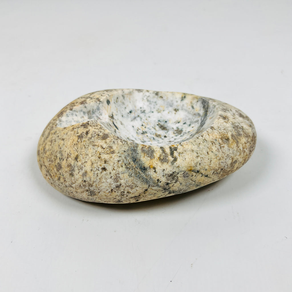 River Stone Mustard Specked Ash Tray