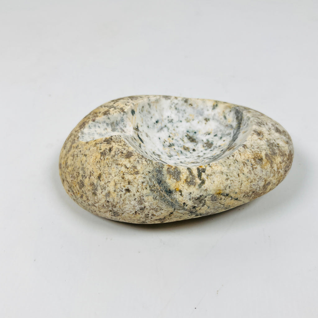 River Stone Mustard Specked Ash Tray