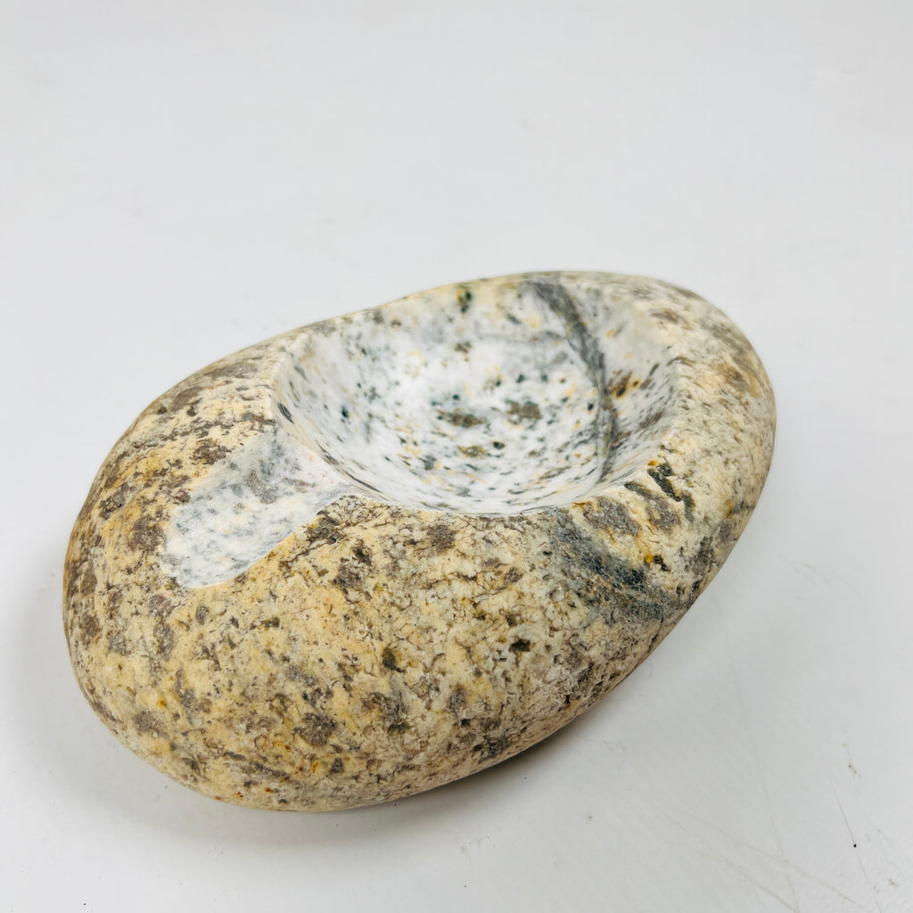 River Stone Mustard Specked Ash Tray