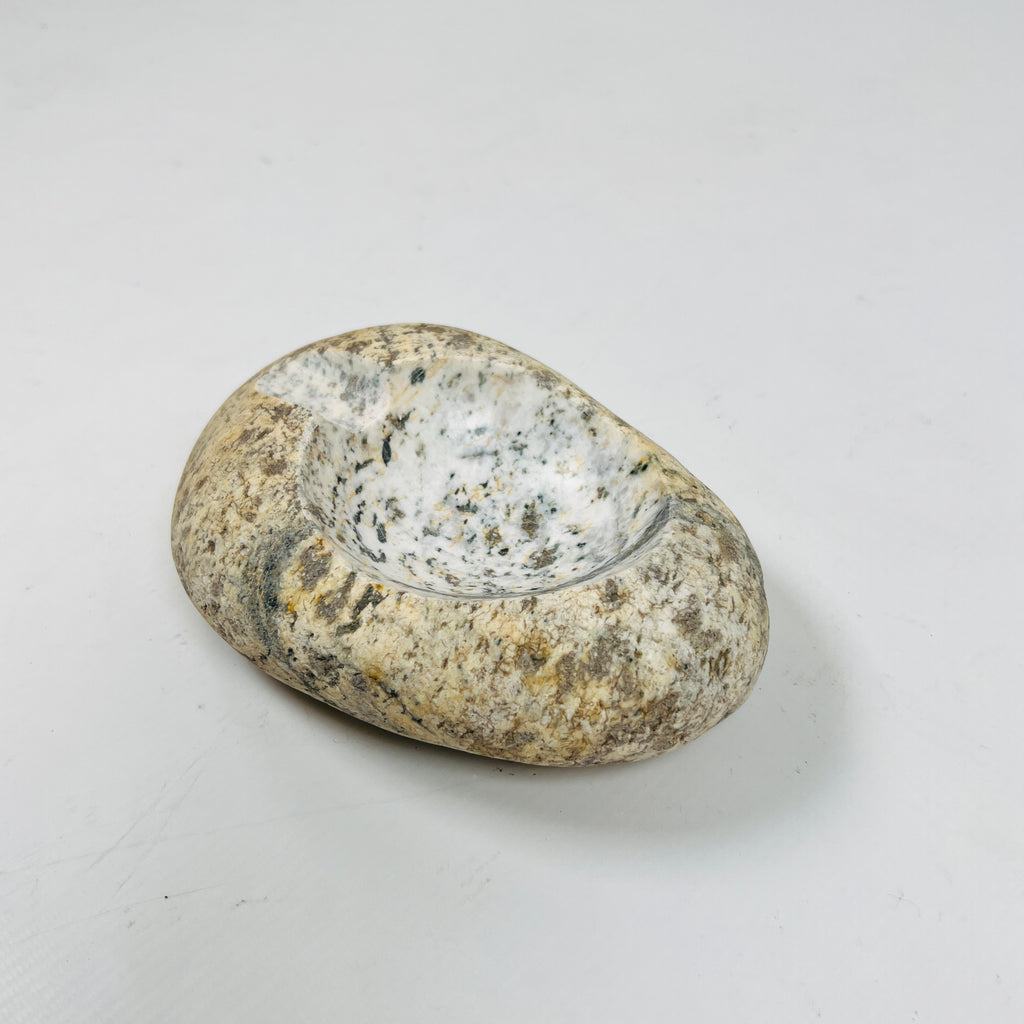 River Stone Mustard Specked Ash Tray