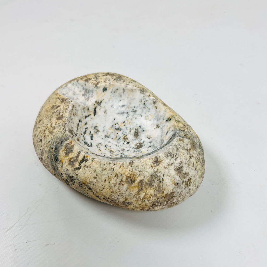 River Stone Mustard Specked Ash Tray