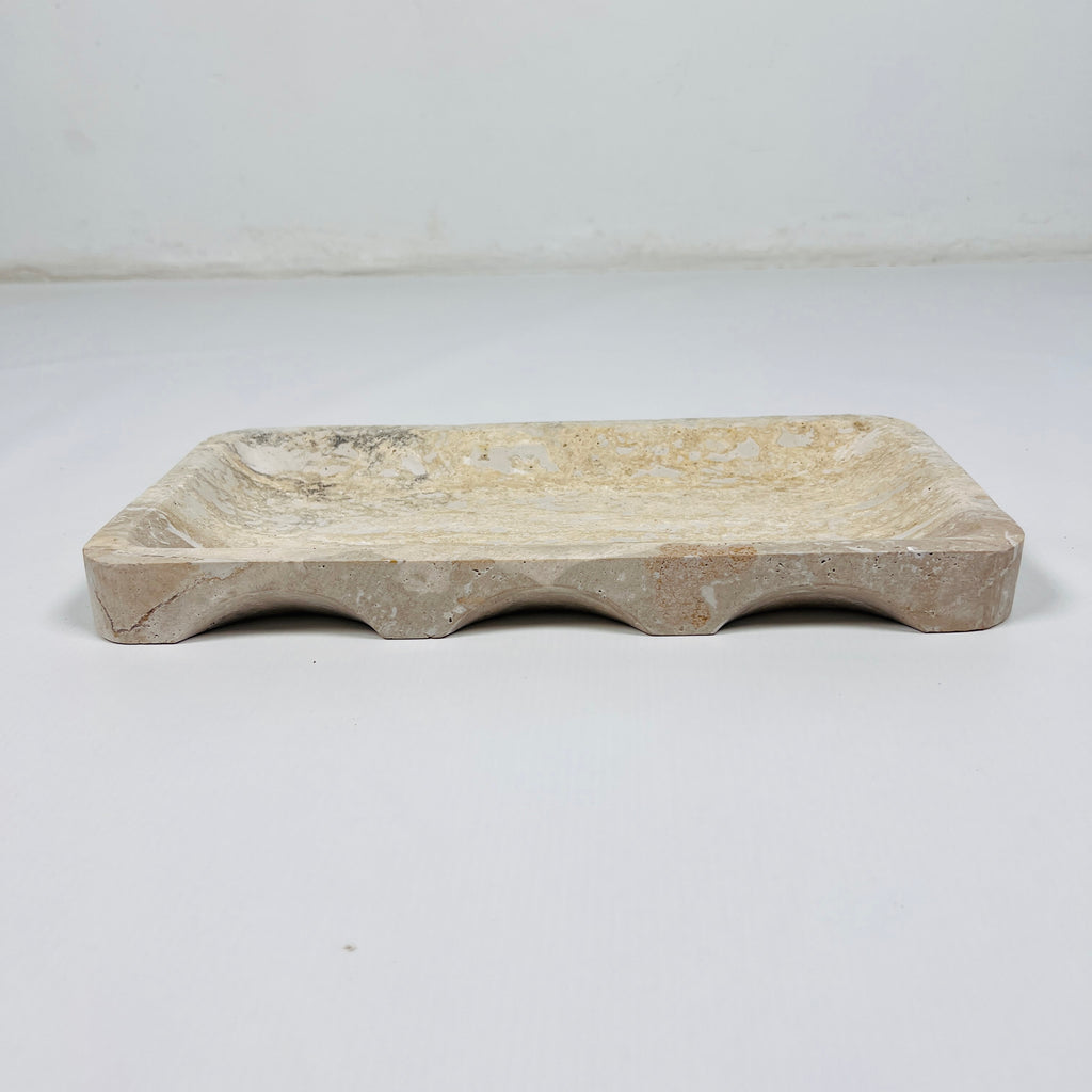 Commodious Travertine Tray