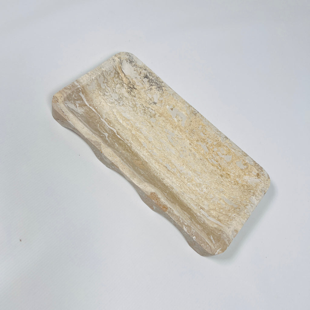 Commodious Travertine Tray