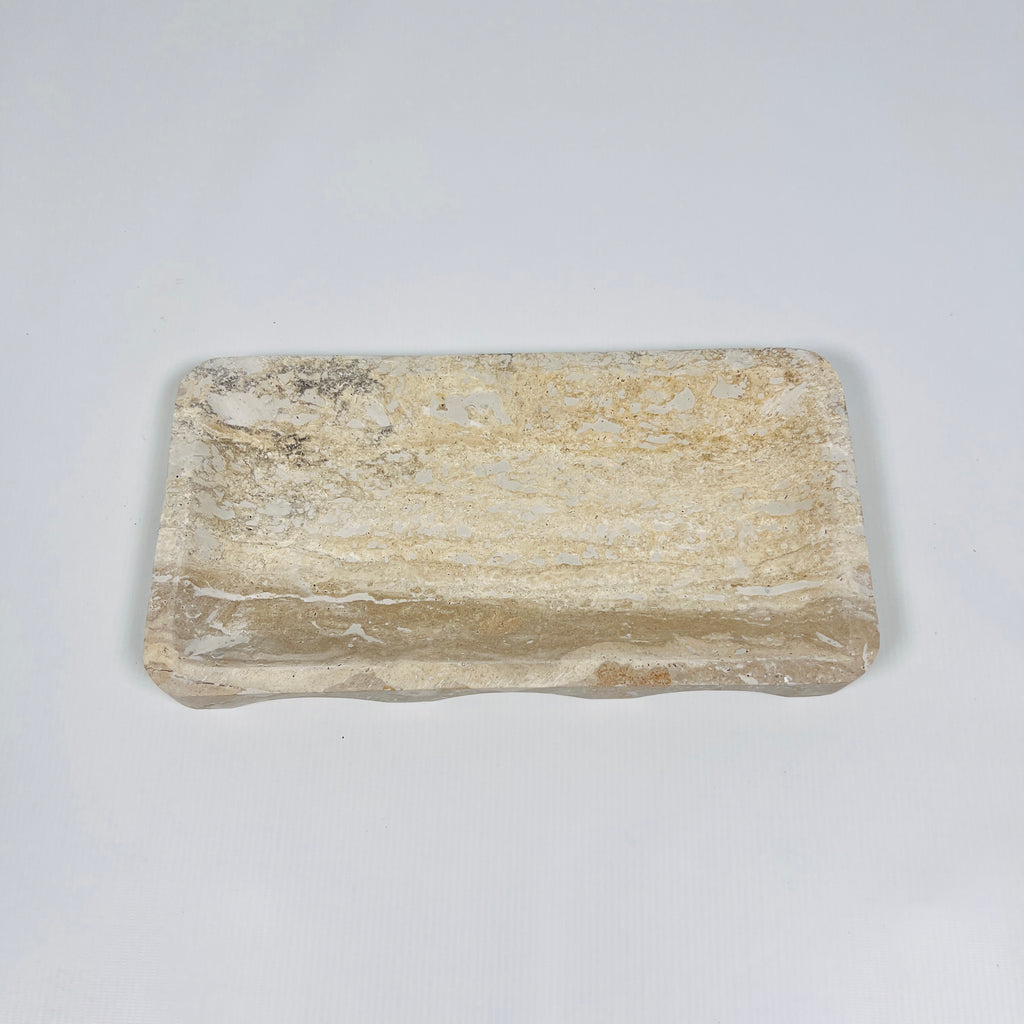 Commodious Travertine Tray