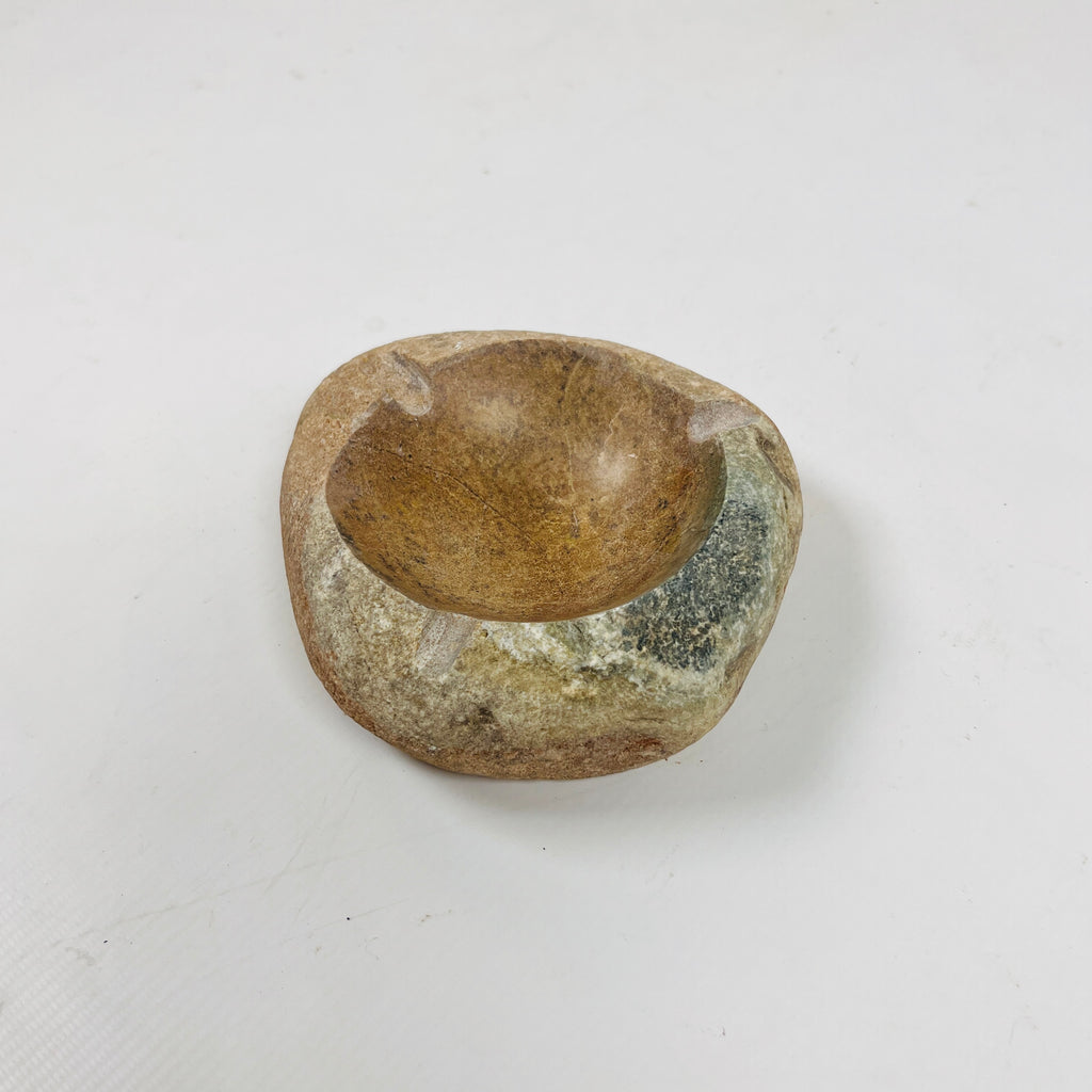 River Stone Amber Grazed Ash Tray