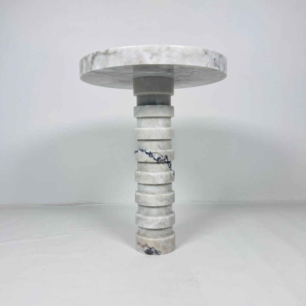 Grey Webbed Side Table