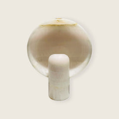 Disc Pink Onyx Lamp