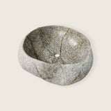Brown Speckled Riverstone Sink
