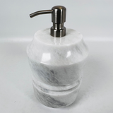 Grooved Soap Dispenser - Grey