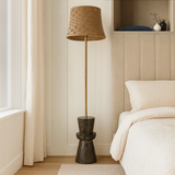 Cinched-Belted Floor Lamp