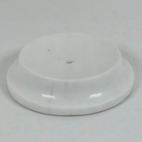 Crater White Soap Dish