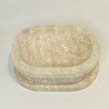 Double Sided Soap Dish - Beige