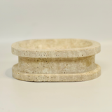 Double Sided Soap Dish - Beige