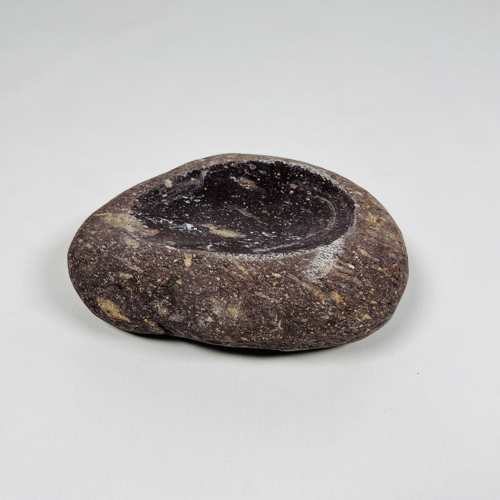 Burgundy River Stone Soap Dish