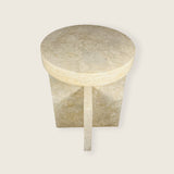 Mesa Marble Table - Travertine