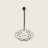 Saucer Table Lamp (Pinstripes)