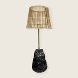 Tall Stone Base Lamp