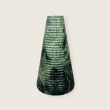 Grooved Marble Vase - Small