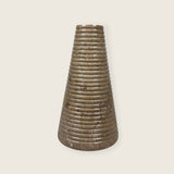 Grooved Marble Vase - Small