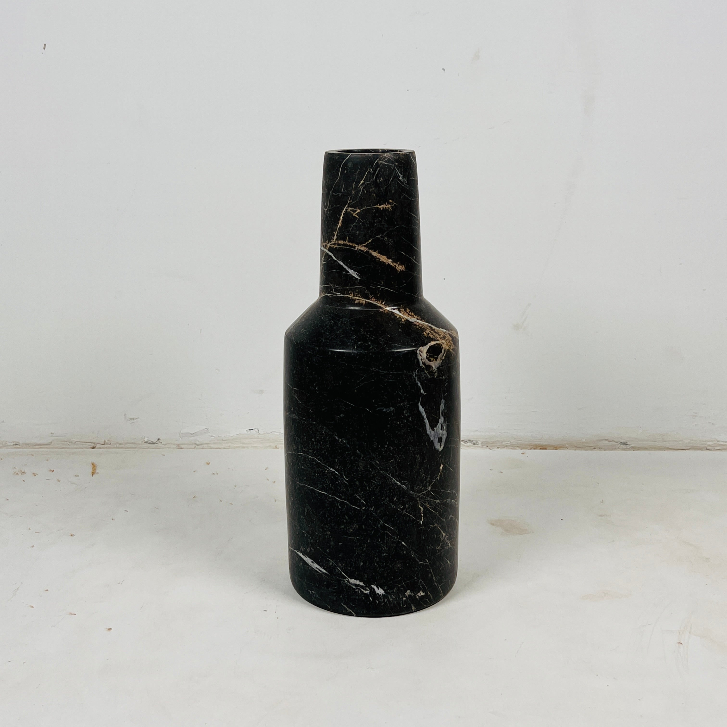 Black Funnel Vase
