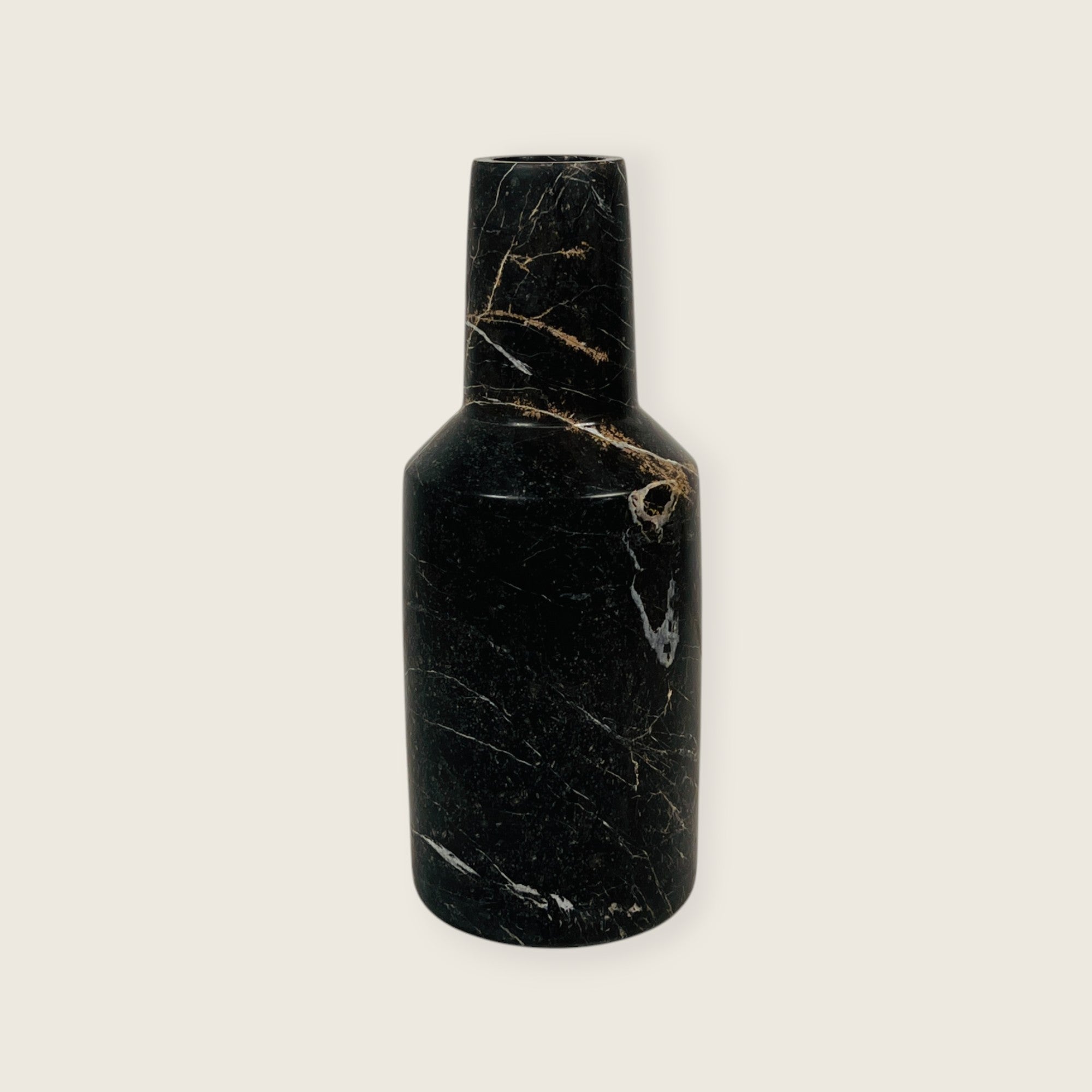 Black Funnel Vase