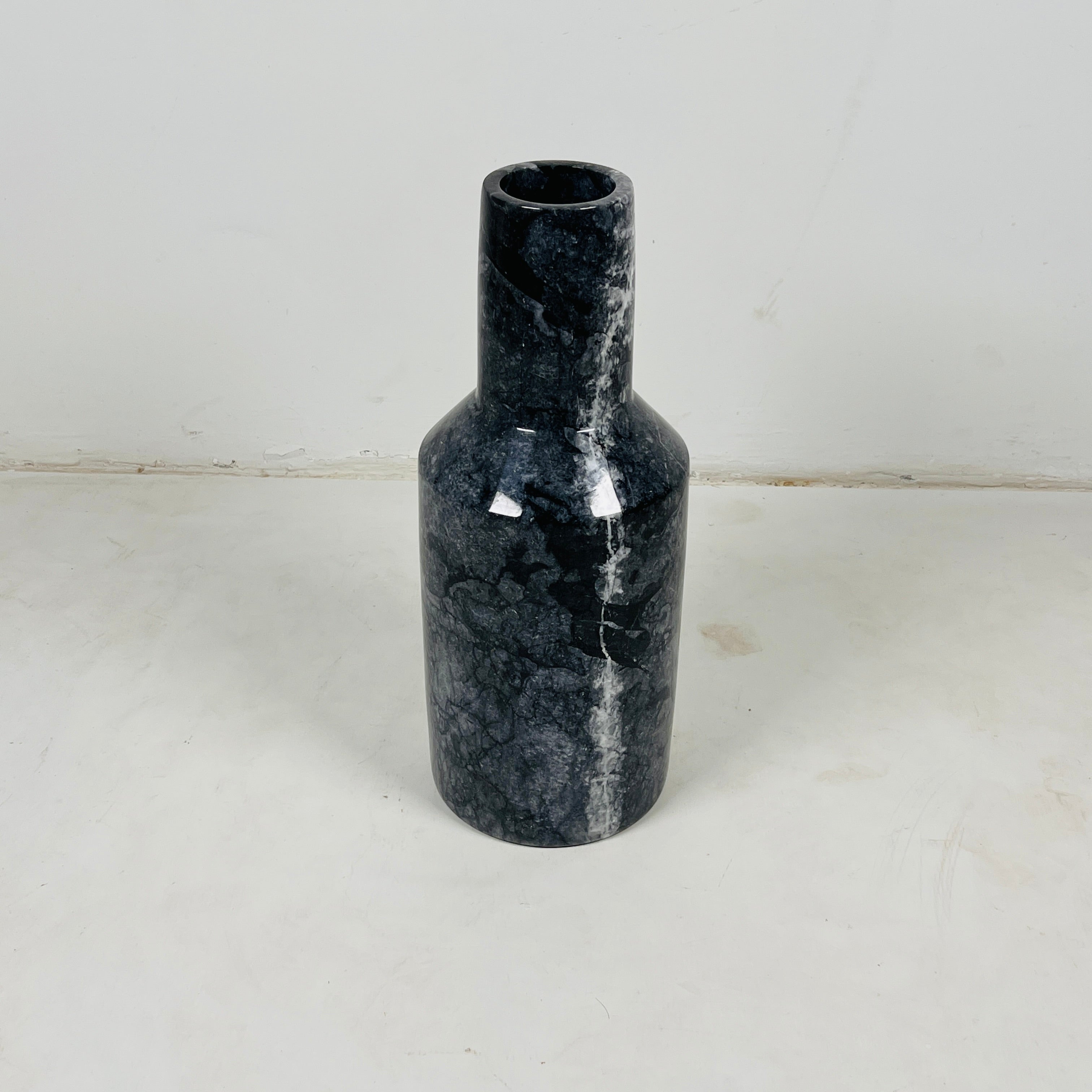 Silk Blue Funnel Vase
