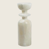 Collared Candle Stand  - Onyx