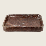 Arced Renctangle Sink (Burgundy)