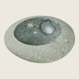 Grey Spotted River Stone Bowl