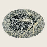 River Stone White Dotted Soap Dish