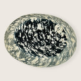 White Splotched Soap Dish - Riverstone