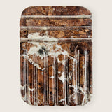 Rectangle Burgundy Soap Dish