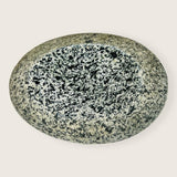 River Stone Black And White Soap Dish