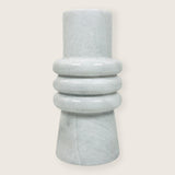 Ringed Marble Vase