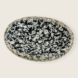 Riverstone Black and White Blotched Soap Dish