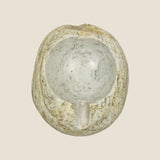 Streaked Eggshell Ash Tray - River Stone