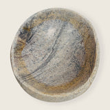 Grey Tidal Wave River Stone Bowl